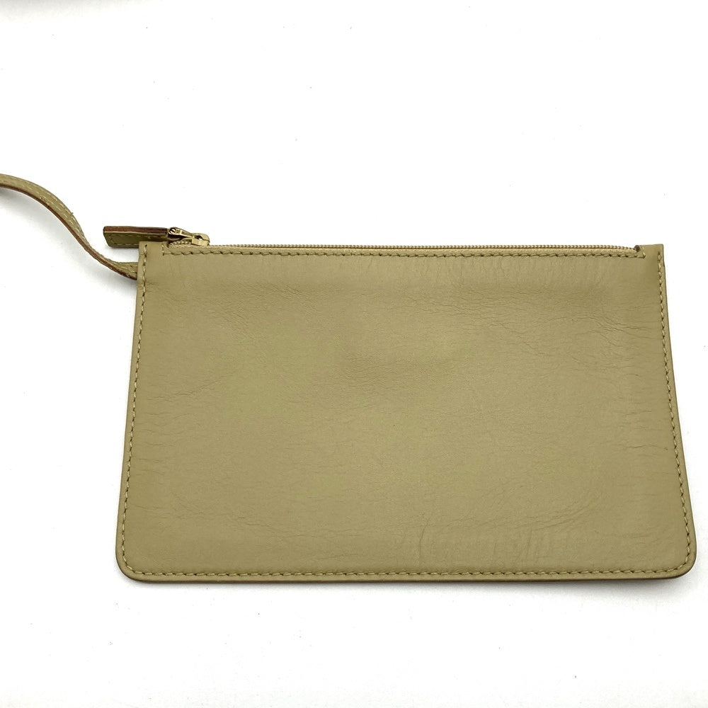Gucci 90644 Shoulder Bag with Pouch, Beige GG Canvas with Gold Hardware PRE-OWNED