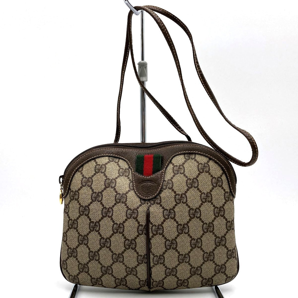 Gucci 004/115 Sherry Line Shoulder Bag GG Supreme Pre-owned