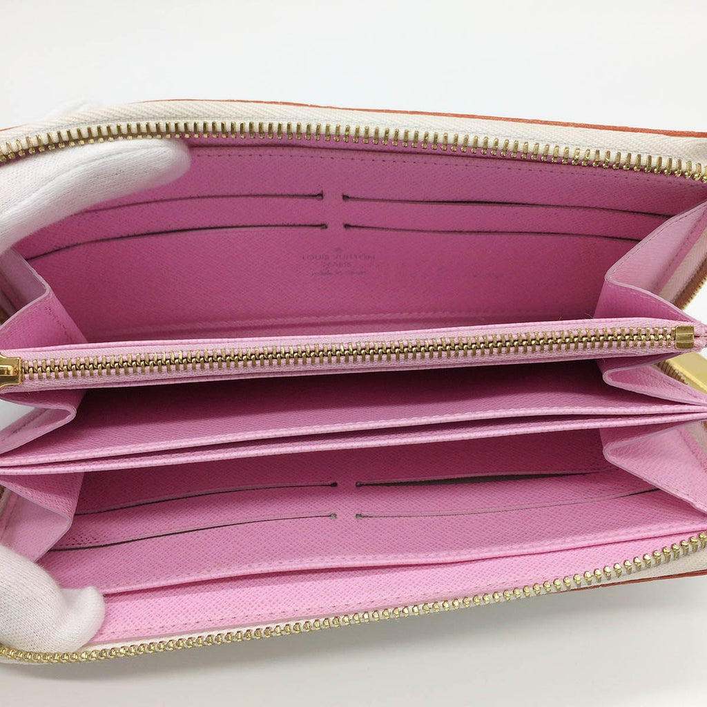 [CLEARANCE]Louis Vuitton M60241 Zippy Wallet Rich Monogram Multicolor White PRE-OWNED