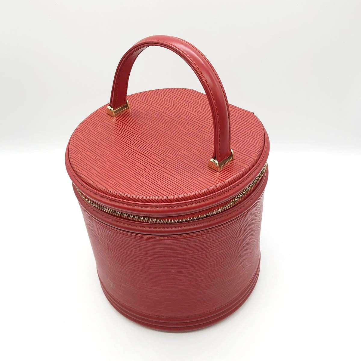 Louis Vuitton M48037 Cannes Epi Vanity Bag in Castilian Red PRE-OWNED