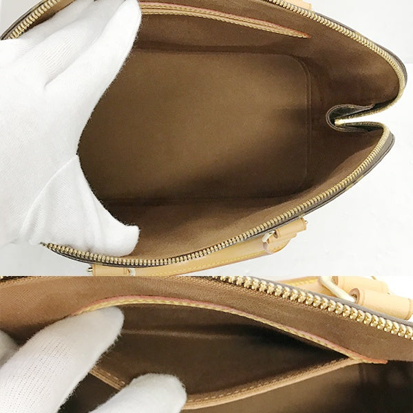Louis Vuitton M51130/Alma (old) Monogram Handbag in Brown Monogram Canvas PRE-OWNED
