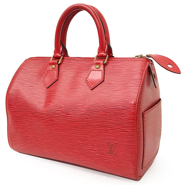 Louis Vuitton M43017 Speedy 25 Epi Leather Handbag, Mini Boston Bag, Castilian Red, Women's PRE-OWNED