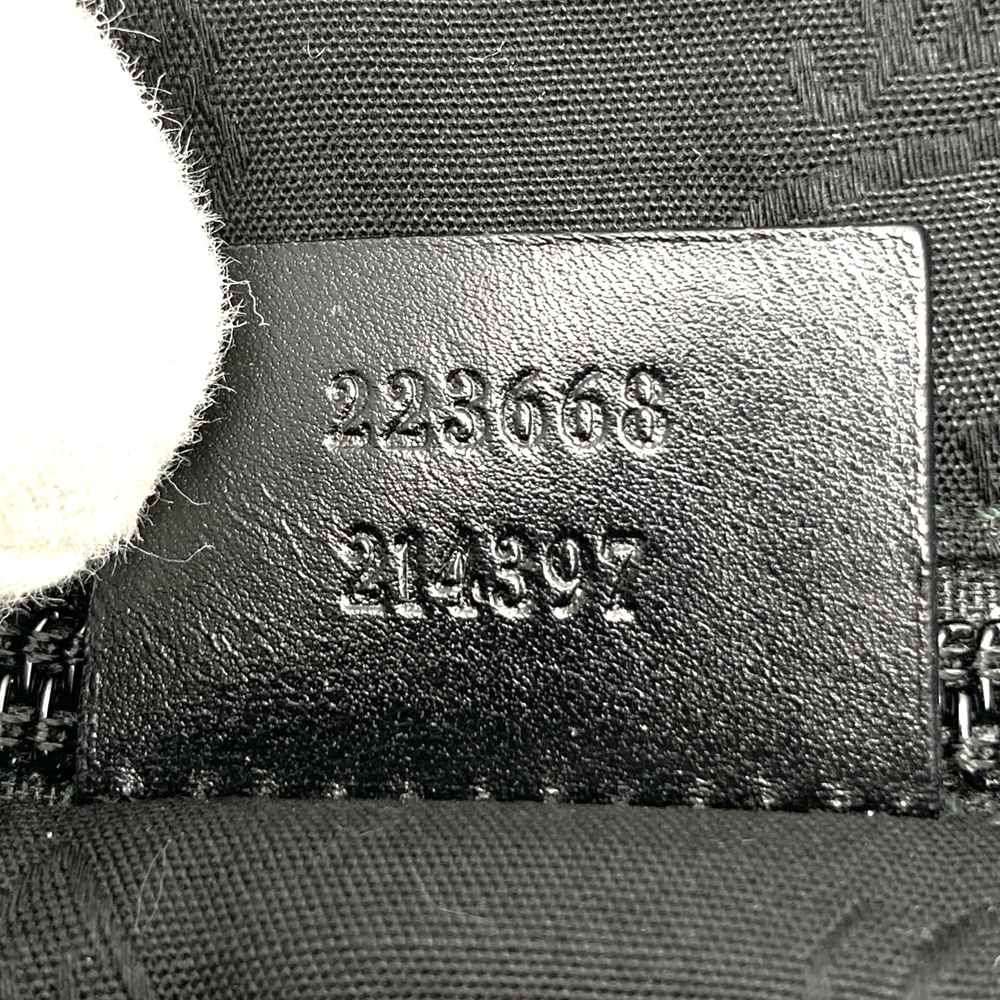 Gucci 223668 Large Tote Bag GG Imprime Black Pre-owned