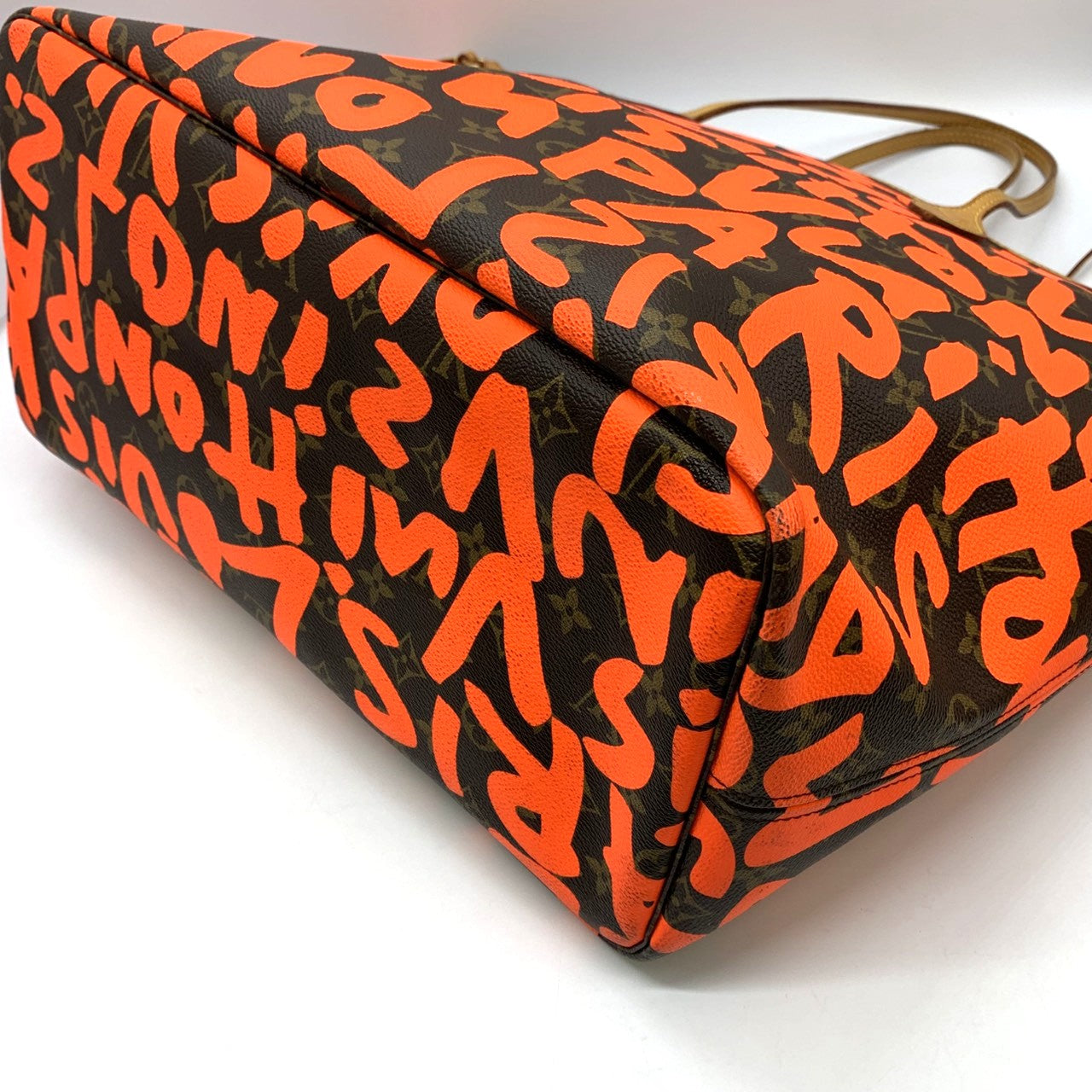 Louis Vuitton M93702 Neverfull GM Tote Bag Monogram Graffiti Orange Pre-owned