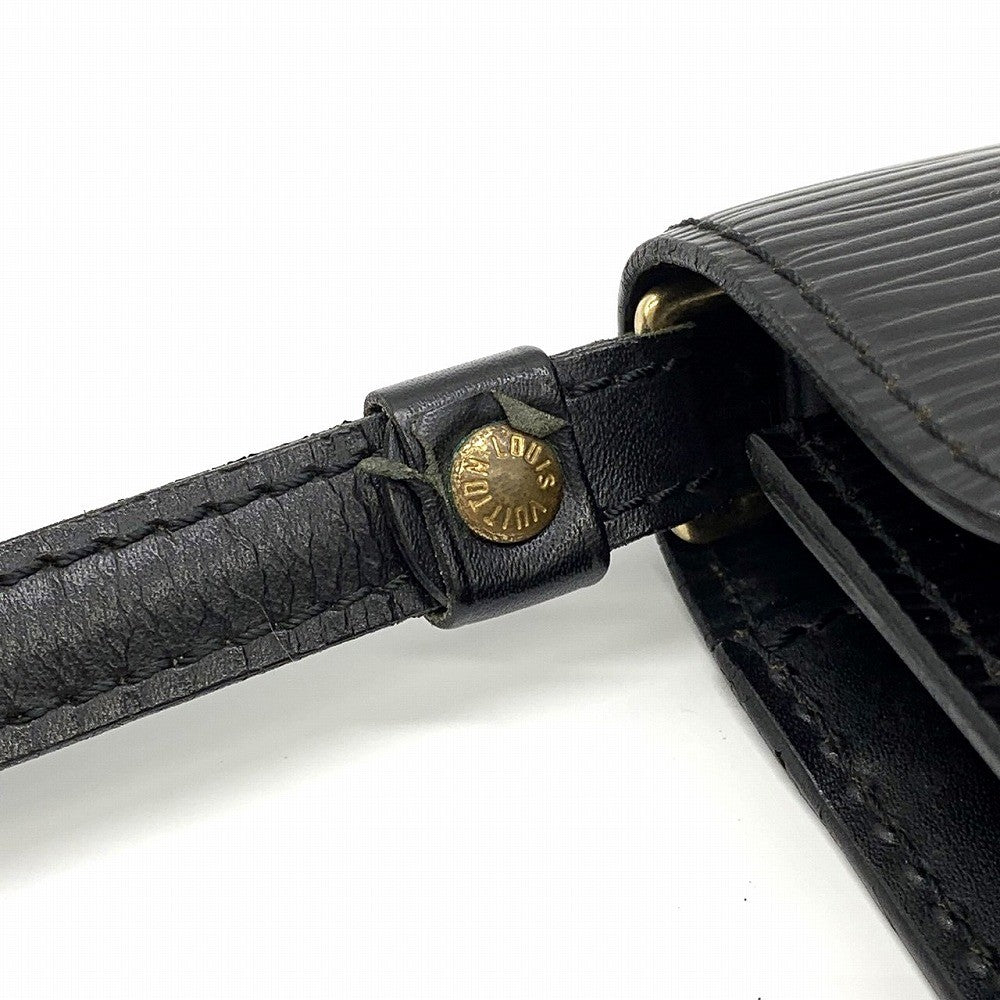 Louis Vuitton M52612 Pochette Serie Dragonne Second Bag/Clutch Bag Epi Leather Black Pre-owned