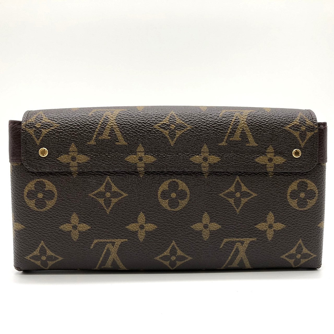 Louis Vuitton M60362 Portefeuille Elysee Long Wallet in Brown Monogram Canvas/Leather PRE-OWNED