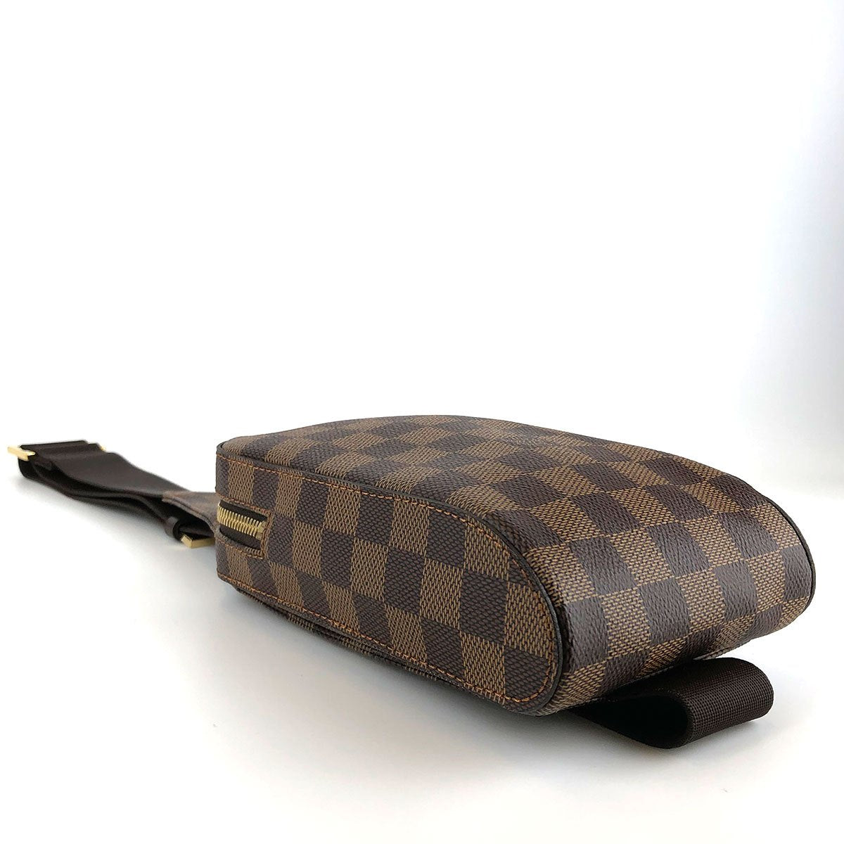 [CLEARANCE]Louis Vuitton N51994 Geronimos Waist Bag, Damier Canvas/Nylon, Brown, Shoulder Bag, Gold Hardware, Unisex PRE-OWNED
