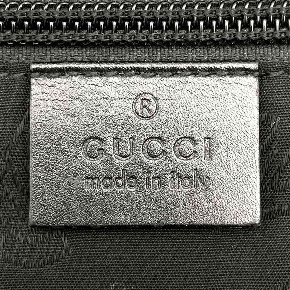 Gucci 223668 Large Tote Bag GG Imprime Black Pre-owned