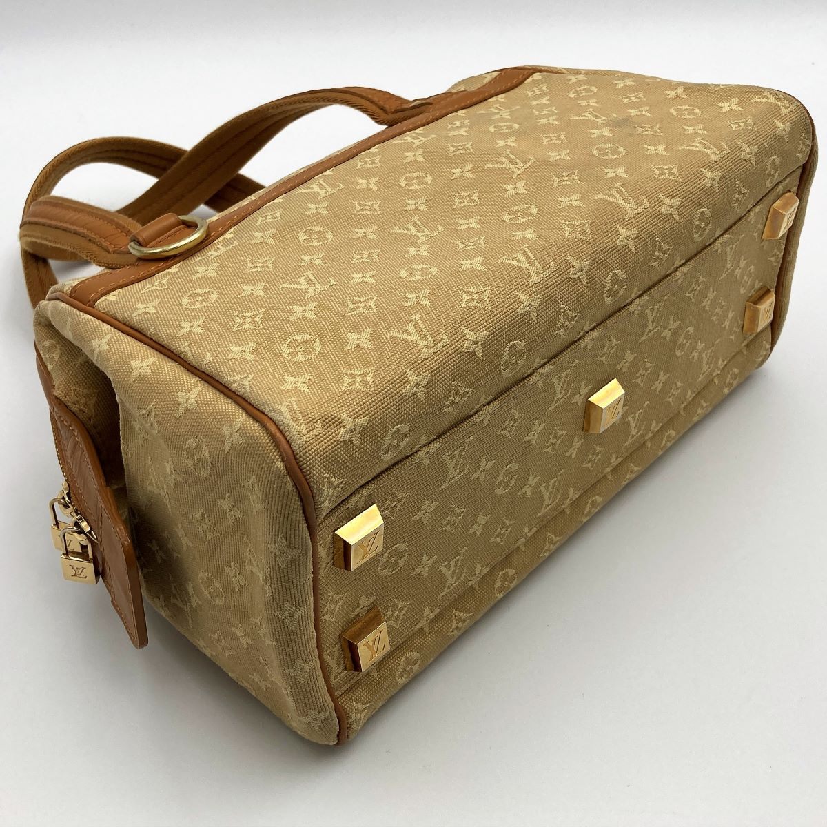 Louis Vuitton M92416 Josephine Handbag Monogram Mini Canvas Beige PRE-OWNED