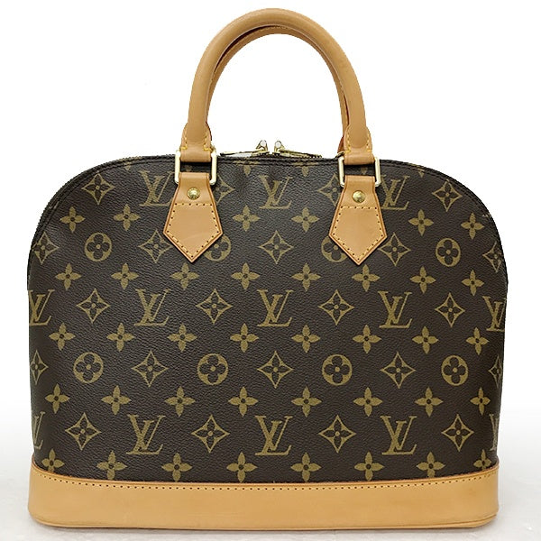 Louis Vuitton M51130/Alma (old) Monogram Handbag in Brown Monogram Canvas PRE-OWNED