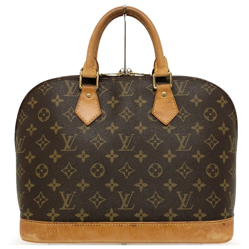 Louis Vuitton M51130 Alma Handbag Monogram PVC/Leather Brown Pre-owned