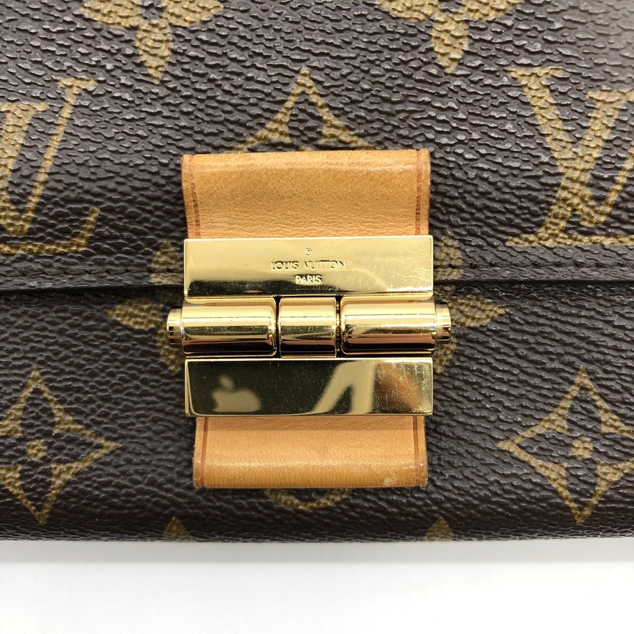 Louis Vuitton M60362 Portefeuille Elysee Long Wallet in Brown Monogram Canvas/Leather PRE-OWNED