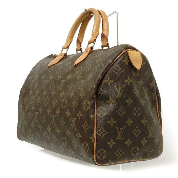 Louis Vuitton M41524 Speedy 35 Monogram Mini Boston Bag, Brown PRE-OWNED