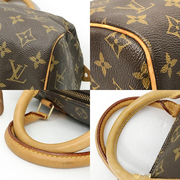 Louis Vuitton M41526/Speedy 30 (old) Monogram Handbag in Brown Monogram Canvas PRE-OWNED