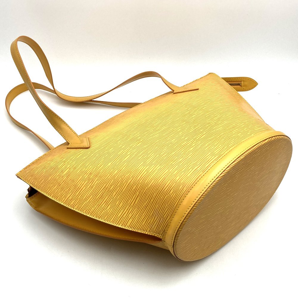 Louis Vuitton M52279 Saint Jacques Large Shoulder Bag Epi Leather Yellow Pre-owned