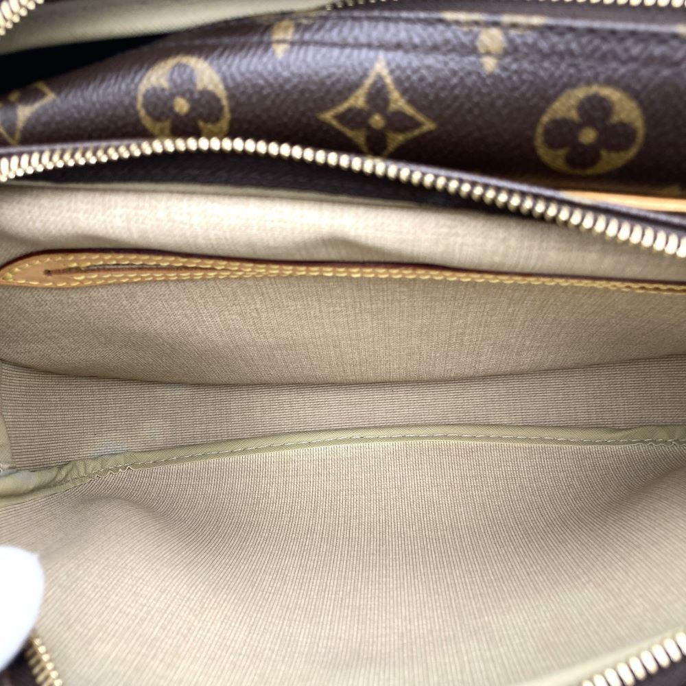 Louis Vuitton Reporter PM Shoulder Bag in Monogram Canvas and PVC in Brown, M45254 PRE-OWNED