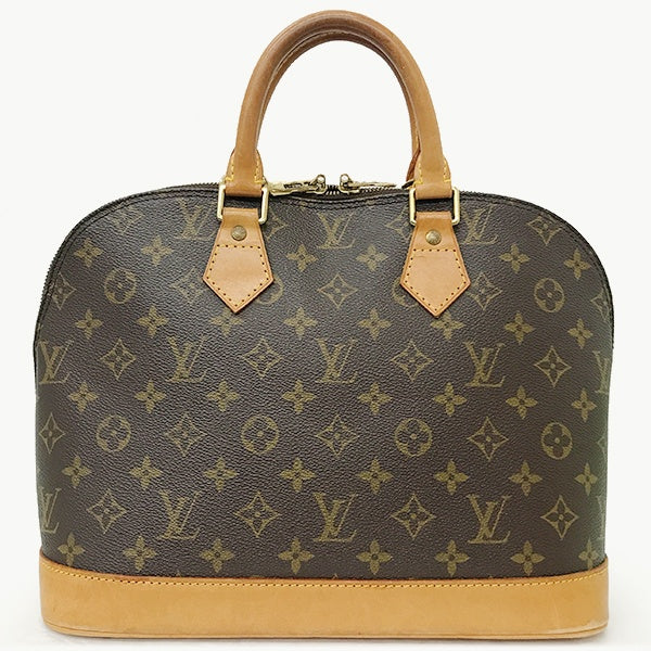 Louis Vuitton M51130 Alma Handbag Monogram Canvas Brown Pre-owned