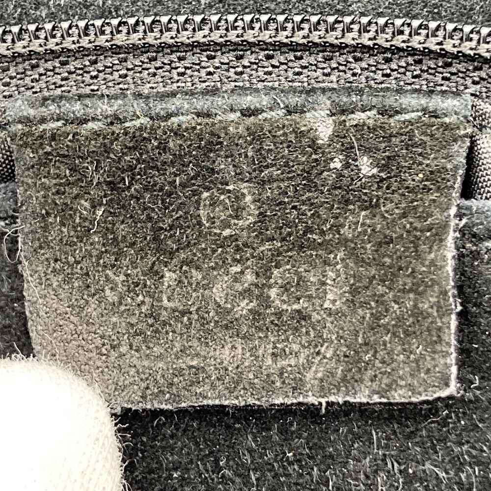 Gucci Bamboo Handbag/Shoulder Bag Suede Black Pre-owned