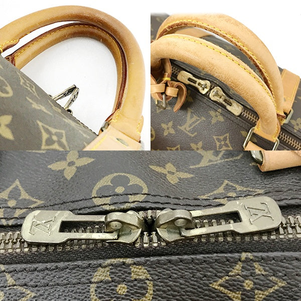 [CLEARANCE]Louis Vuitton M41426/Keepall 50 Boston Bag in Monogram Canvas/Leather Ebene/Brown, Unisex PRE-OWNED
