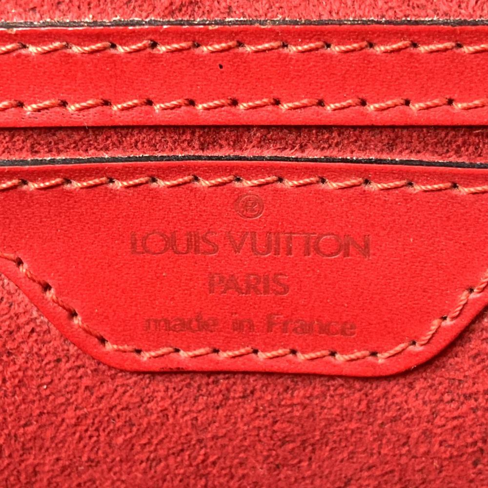 Louis Vuitton M52337 Saint Jacques Poignier Long Shoulder Bag in Red Epi Leather PRE-OWNED