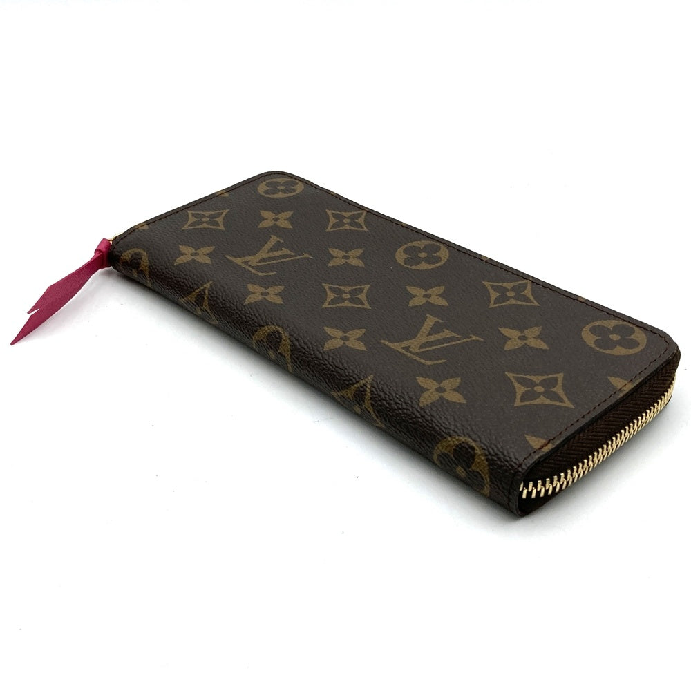 Louis Vuitton M60742 Portefeuille Clemence Long Wallet Monogram Canvas Brown Pre-owned