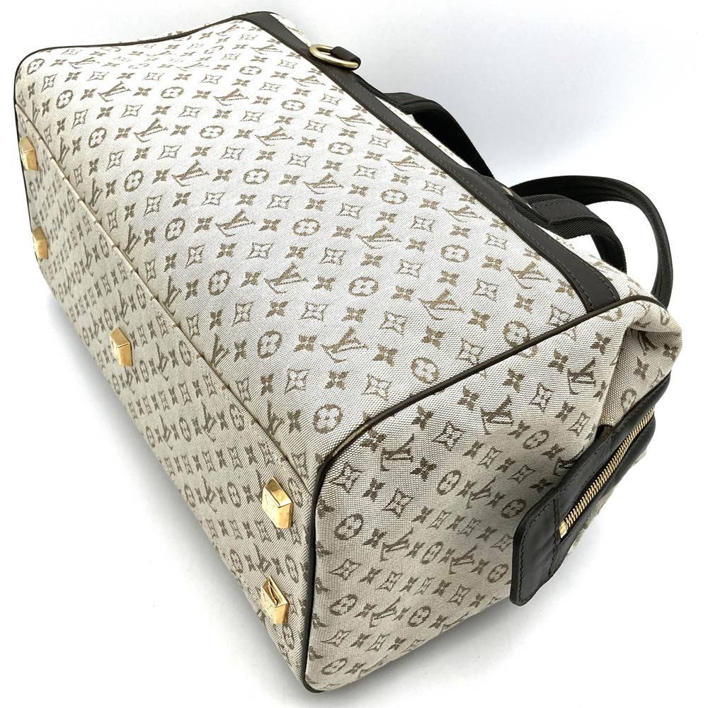 Louis Vuitton M92310 Josephine GM Handbag in Beige/Brown Monogram Mini Canvas PRE-OWNED
