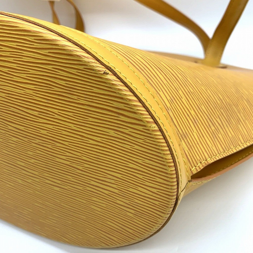 Louis Vuitton M52279 Saint Jacques Large Shoulder Bag Epi Leather Yellow Pre-owned