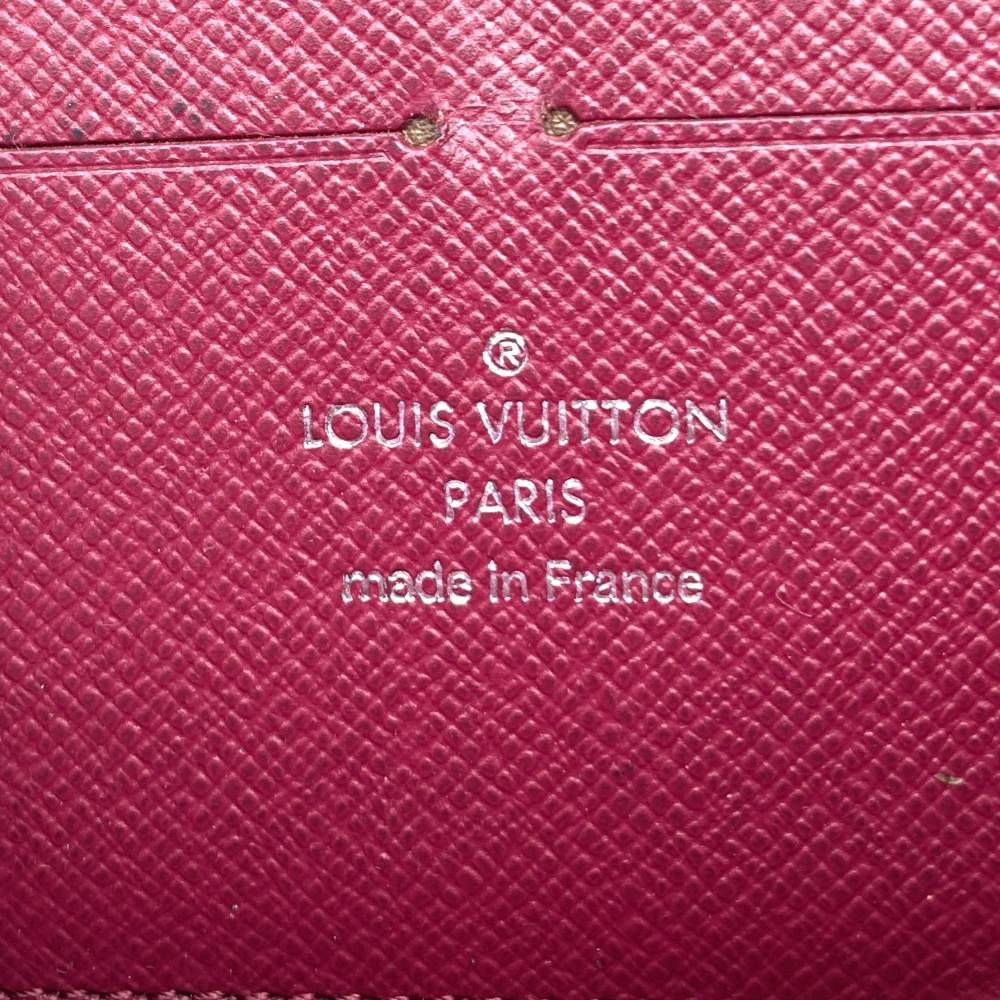 Louis Vuitton M60305 Zippy Wallet Long Wallet with Round Zipper, Fuchsia and Dark Pink Epi Leather PRE-OWNED