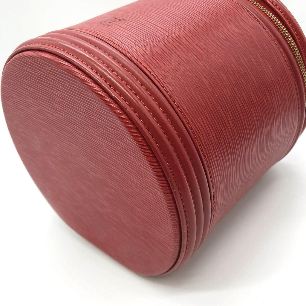 Louis Vuitton M48037 Cannes Epi Vanity Bag in Castilian Red PRE-OWNED