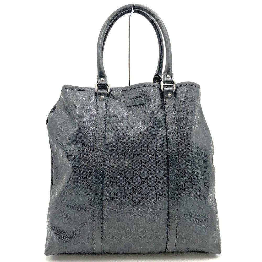 Gucci 223668 Large Tote Bag GG Imprime Black Pre-owned