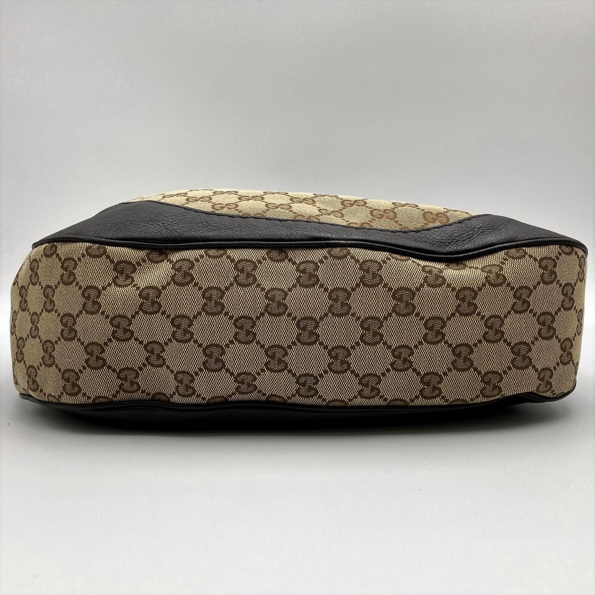 Gucci 203503 Charlotte Shoulder Bag in GG Canvas and Leather, Brown PRE-OWNED