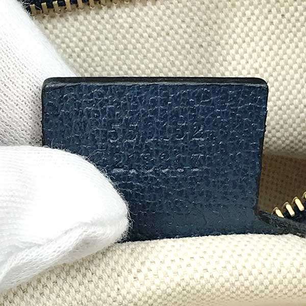[CLEARANCE]Gucci New Jackie Flora 550152 Shoulder Bag, One-Handle Canvas, Navy, Floral Print PRE-OWNED