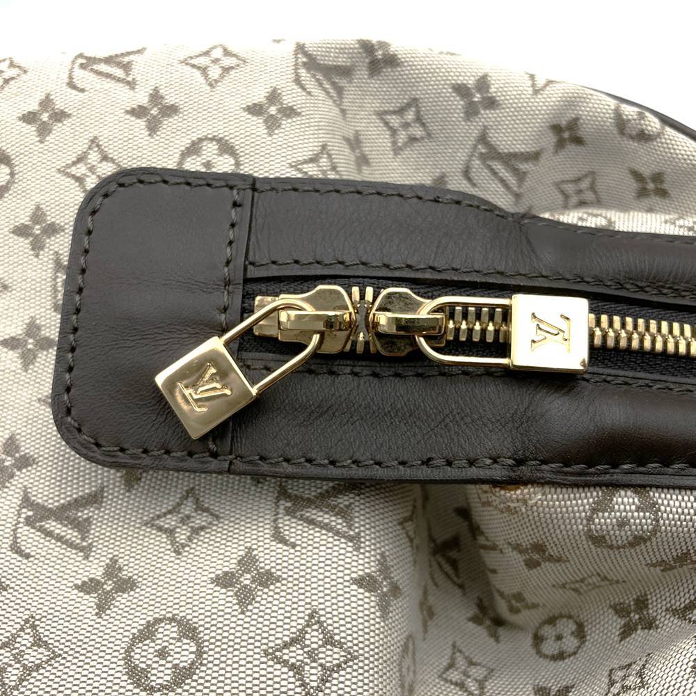 Louis Vuitton M92310 Josephine GM Handbag in Beige/Brown Monogram Mini Canvas PRE-OWNED