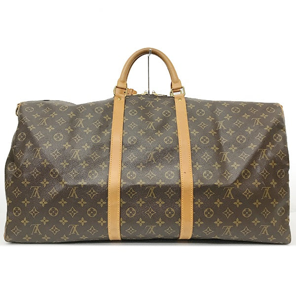 [CLEARANCE]Louis Vuitton M41412 Keepall Bandouliere 60 Boston Bag in Brown Monogram Canvas. PRE-OWNED