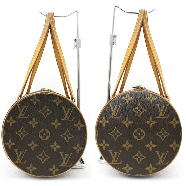 Louis Vuitton M51385/Papillon 30 Handbag Brown Monogram Canvas LV PRE-OWNED