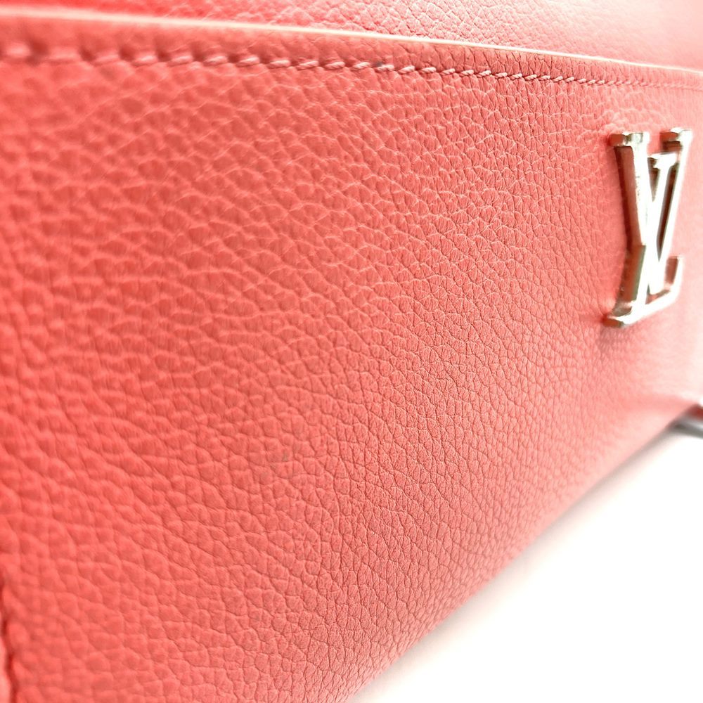 Louis Vuitton M69066 Zippy Lock Me Long Wallet in Blossom Pink Leather PRE-OWNED