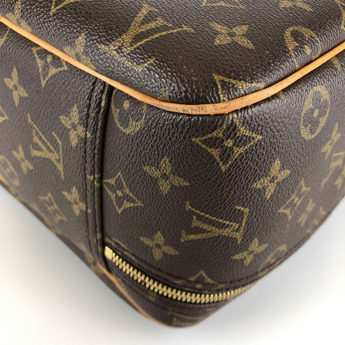 Louis Vuitton Excursion M41450 Shoe Bag, Monogram Canvas/Nubuck Leather, Brown, Sports Bag, Unisex, for Men and Women PRE-OWNED