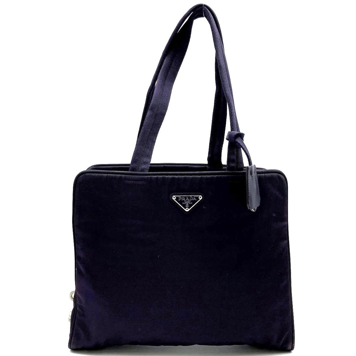 Prada Tote Bag/Shoulder Bag Nylon Purple Pre-owned