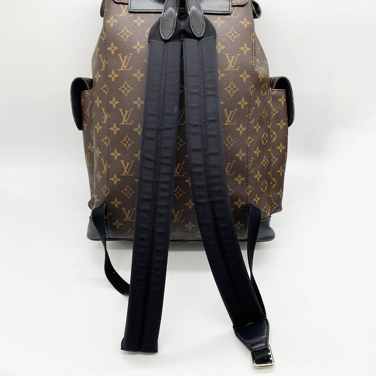 Louis Vuitton Christopher PM Backpack Monogram Macassar Brown/Black Pre-owned