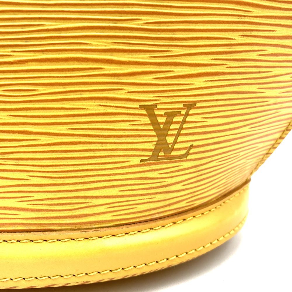 Louis Vuitton M52279 Saint Jacques Large Shoulder Bag Epi Leather Yellow Pre-owned