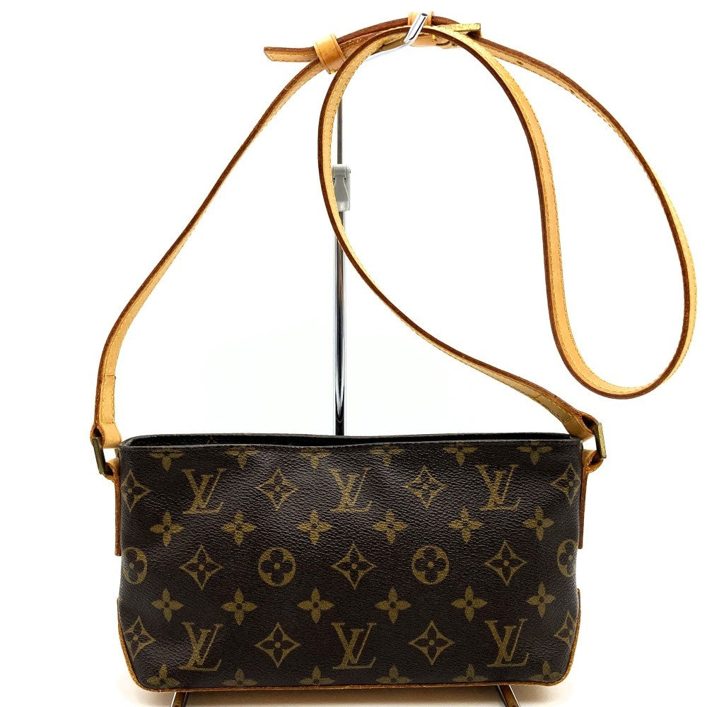 Louis Vuitton Trotter Small Shoulder Bag, Crossbody, Monogram Canvas, Brown, M51240 PRE-OWNED