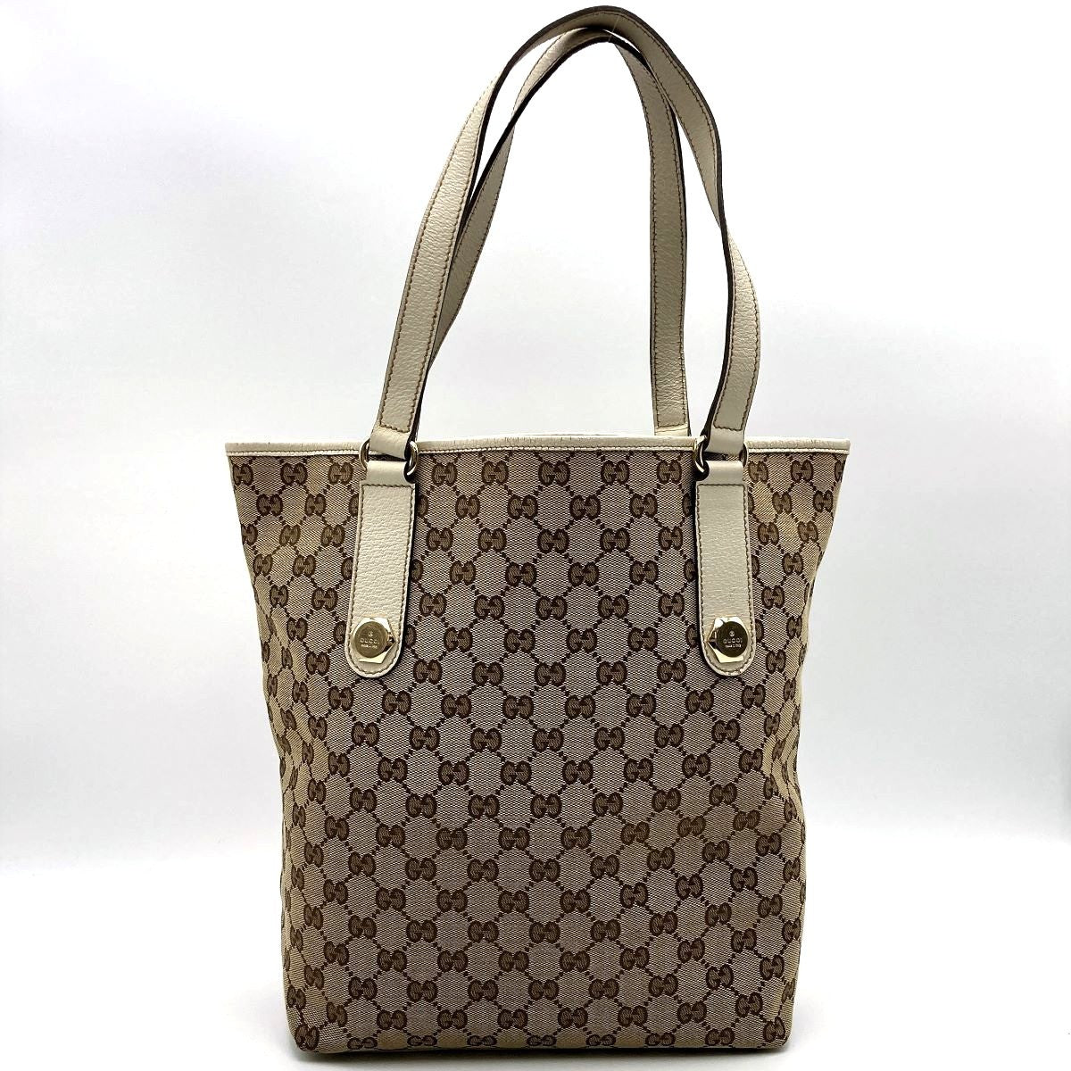Gucci 153009 Shoulder Bag/Tote Bag GG Canvas Brown Pre-owned