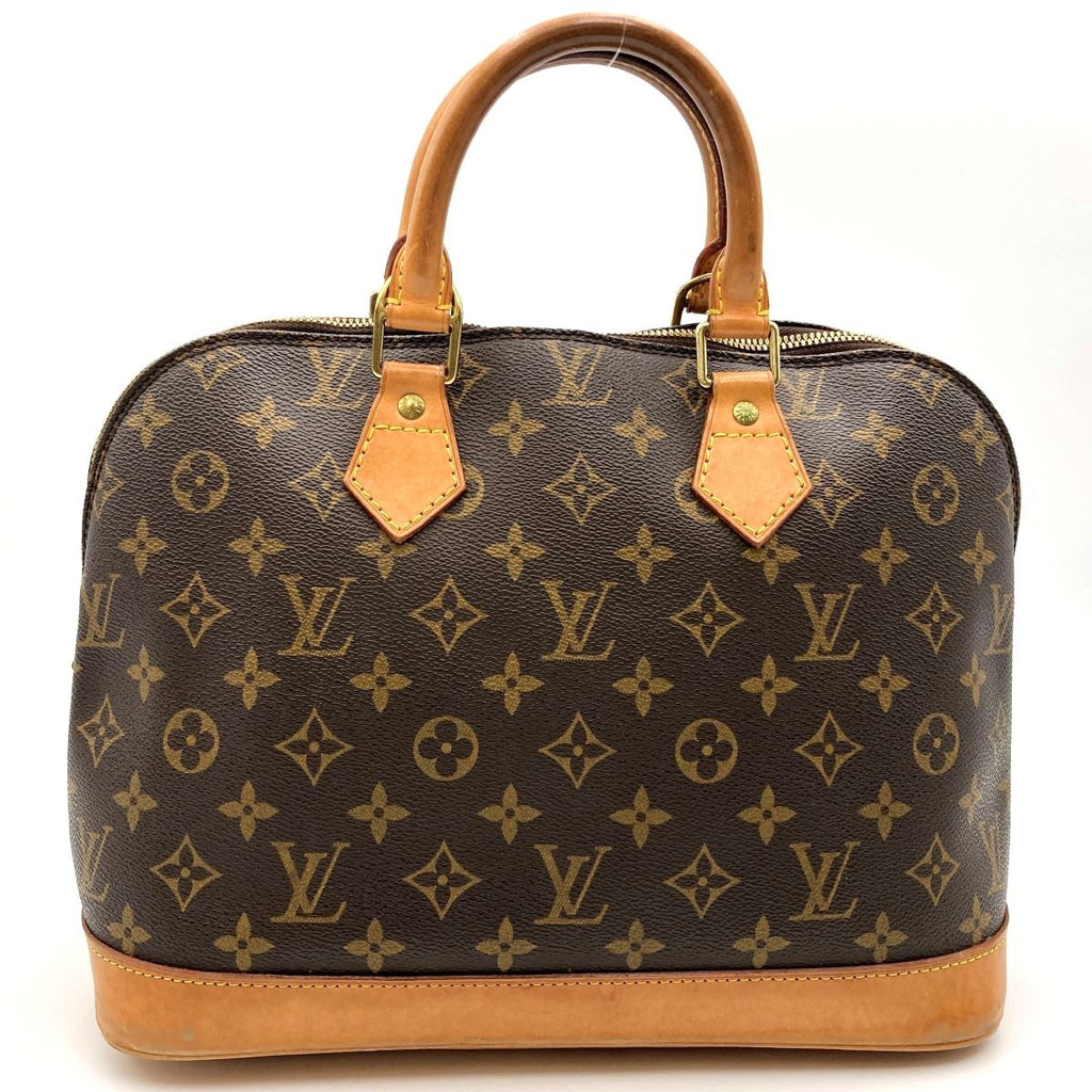 Louis Vuitton M51130 Alma Handbag Monogram Canvas Brown Pre-owned