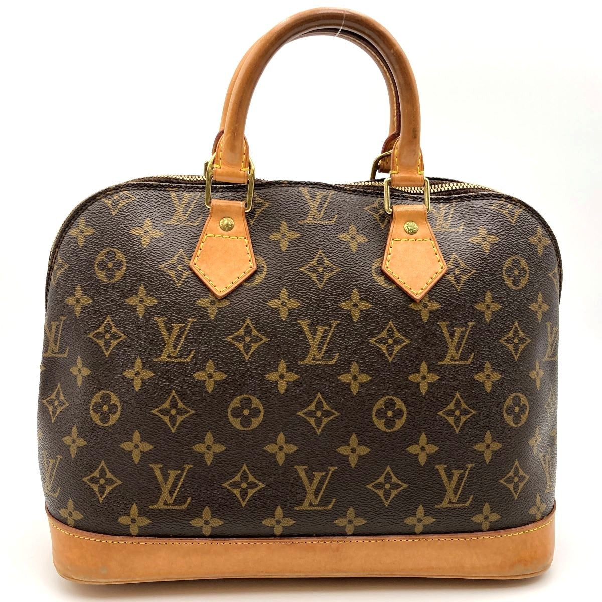 Louis Vuitton M51130 Alma Handbag Monogram Canvas Brown Pre-owned