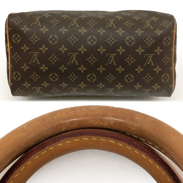 Louis Vuitton M41524 Speedy 35 Monogram Mini Boston Bag, Brown PRE-OWNED