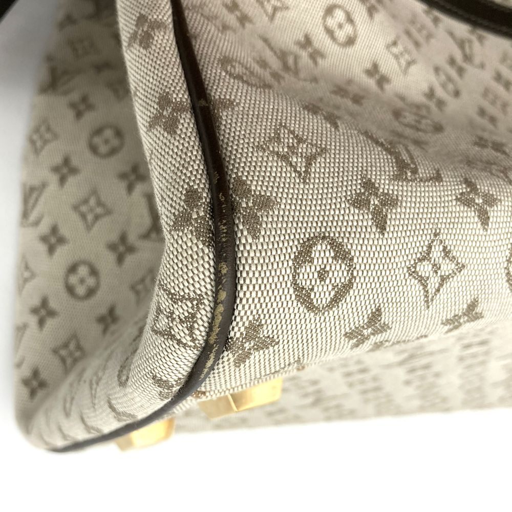Louis Vuitton M92310 Josephine GM Handbag in Beige/Brown Monogram Mini Canvas PRE-OWNED