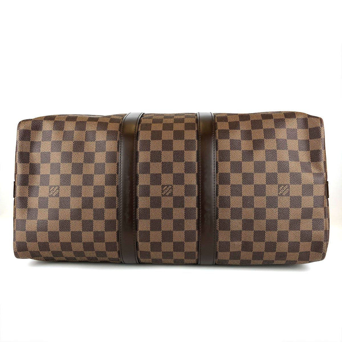 Louis Vuitton Keepall Bandouliere 45 N41428 Boston/Shoulder Bag, 2-Way, Damier Canvas/Leather, Damier Ebene Brown, Travel Bag, Unisex, Women's/Men's PRE-OWNED