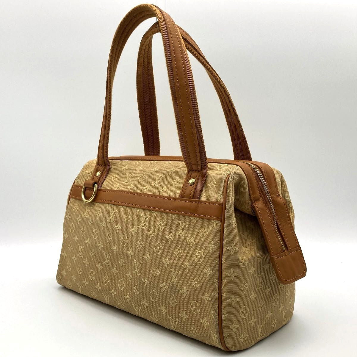 Louis Vuitton M92416 Josephine Handbag Monogram Mini Canvas Beige PRE-OWNED