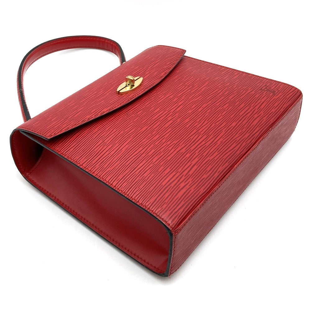 Louis Vuitton M52377 Malesherbes Handbag Epi Leather Red Pre-owned