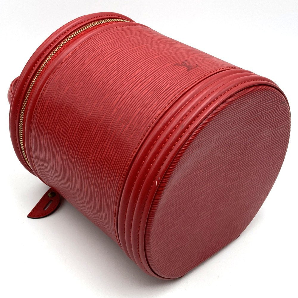 Louis Vuitton Cannes Vanity Bag, Makeup & Cosmetics Handbag, Epi Leather, Red, M48037 PRE-OWNED
